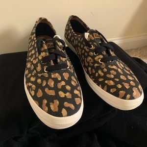 Keds Dreamfoam Champion Leopard Tan/Blk sneaker